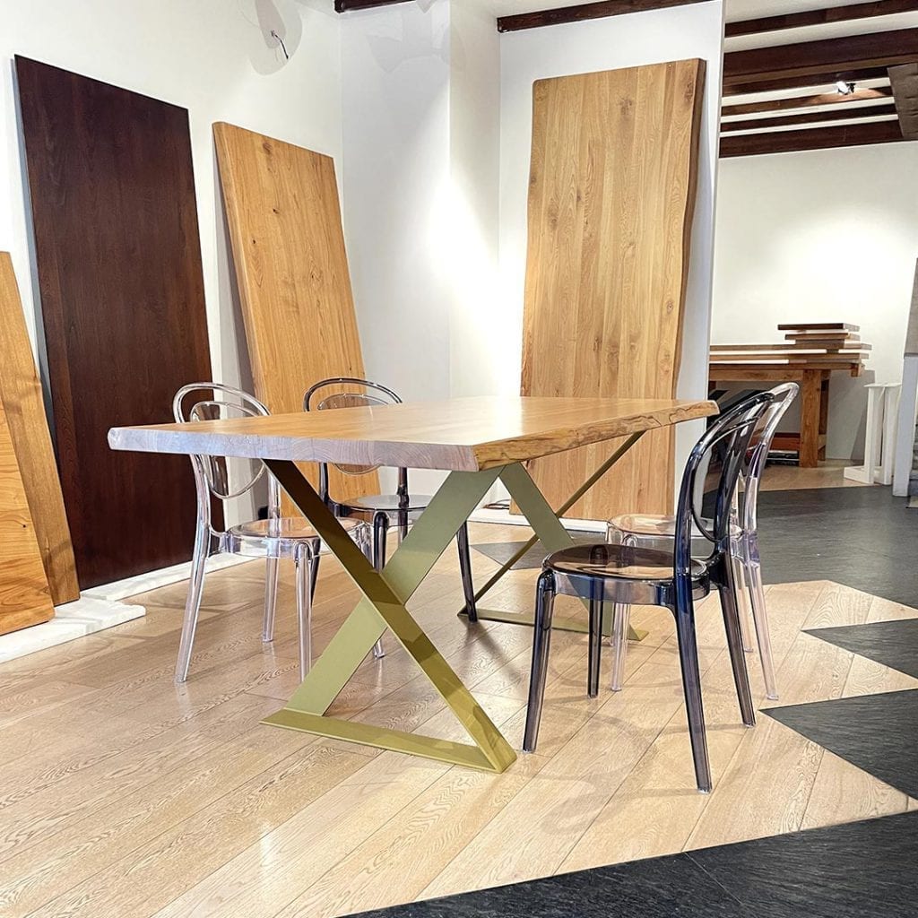 CLP Tavolo Quadrato da Cucina Viborg in Legno I Tavolino Pranzo Moderno Design in MDF E Legno di Faggio Dimensione:80 cm Colore:Nero