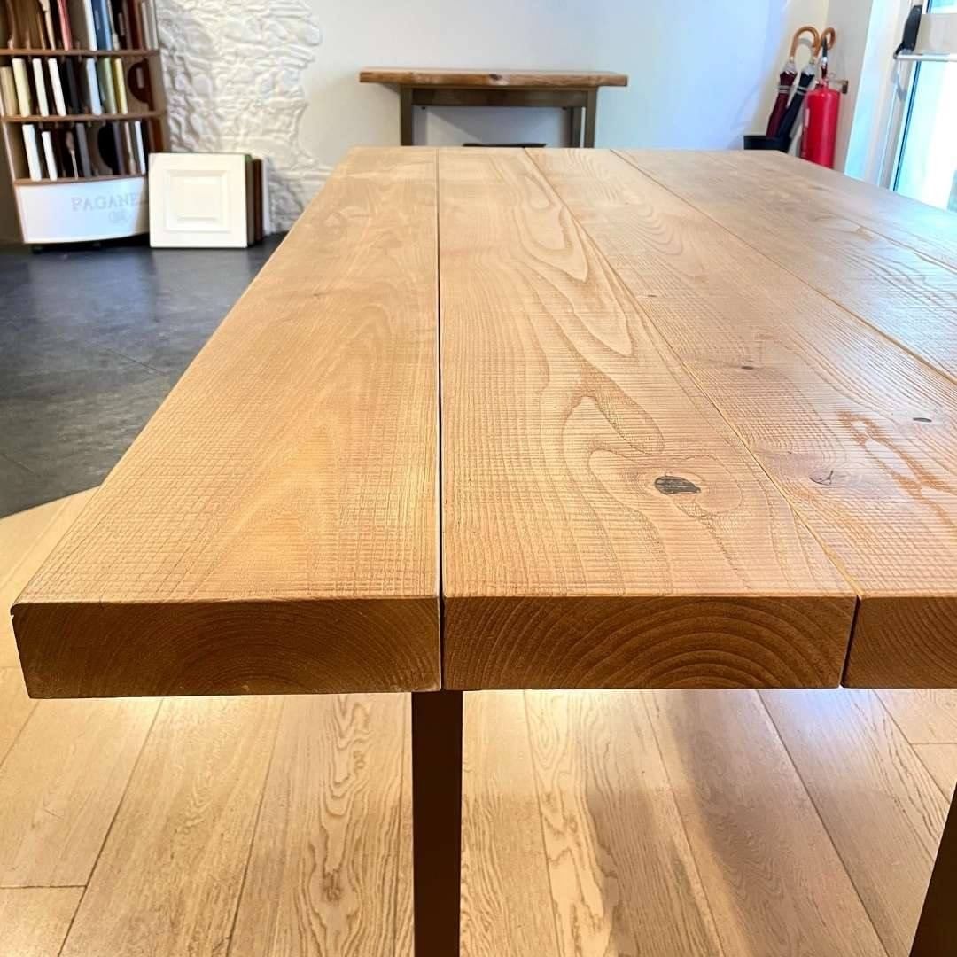 Tavolo in legno massello di castagno. Isabel - immagine 6
